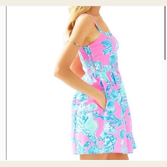 Lilly Pulitzer Ardleigh Sleeveless Sweetheart Neckline Mini Dress Size 00 READ!! - Picture 3 of 11